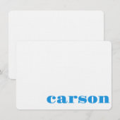 感謝の気持ちを教える子供用サンキューカード ノートカード (正面/裏面)