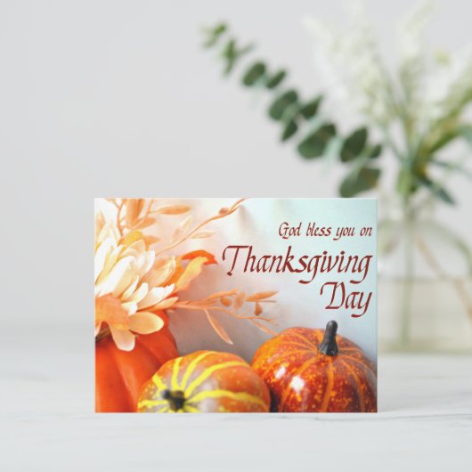 感謝の気持ちを祝福する シーズンポストカード (スタンド正面)