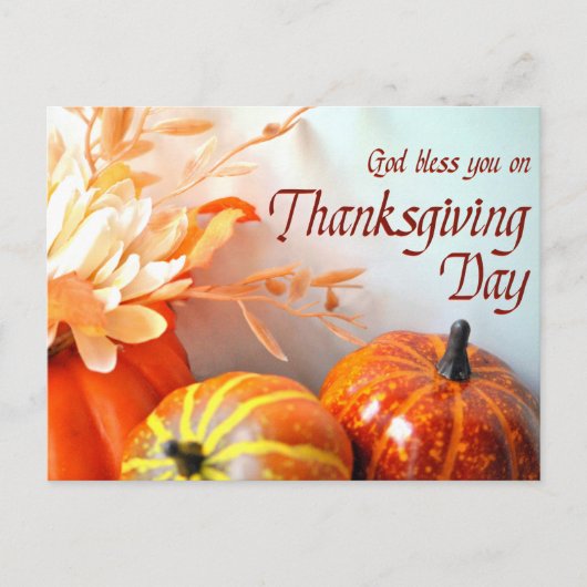 感謝の気持ちを祝福する シーズンポストカード (正面)