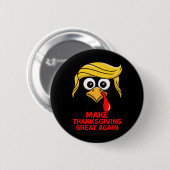 感謝の気持ちを素晴らし再びトランプおもしろい 缶バッジ (正面&裏面)