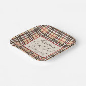 感謝の気持ちを胸に賛美浮かべる ペーパープレート (傾斜あり)