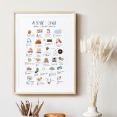 . .感謝の気持ちを表すアルファベット ポスター