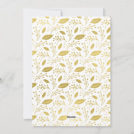 感謝の気持ちを表すスクリプト書道のフル写真 シーズンカード (裏面)