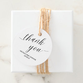 感謝の気持ちを表すタグ 現代的 ミニマル シンプル フェイバータグ