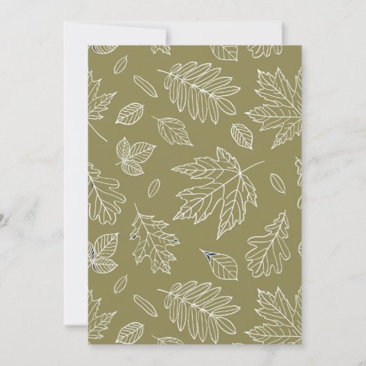 感謝の気持ちを表すパーティー 招待状 (裏面)