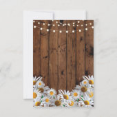 感謝の気持ちを贈る ウェディング ダイシー ライト カード (裏面)