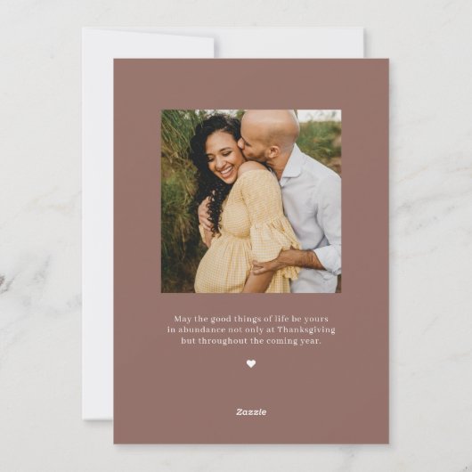 感謝の気持ちを超えたフォトカード シーズンカード (裏面)