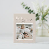 感謝の気持ちを込めたオリジナル写真ポストカード ポストカード (スタンド正面)