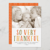 感謝の気持ちを込めたキルトの手紙 シーズンカード (正面/裏面)