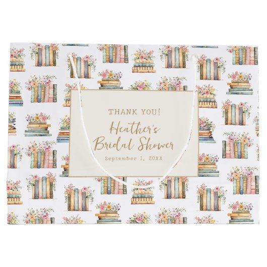 感謝の気持ちを込めたギフトバッグ ラージペーパーバッグ (裏面)