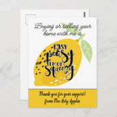 感謝の気持ちを込めたギフト ボランティア マーケティング 手渡し 現実的 ポストカード (正面/裏面)