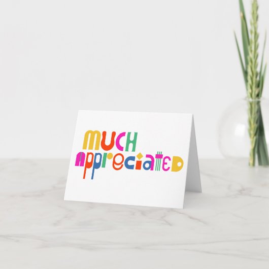 感謝の気持ちを込めたサンキューカード サンキューカード (正面)