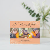 感謝の気持ちを込めたフォトカード シーズンポストカード (スタンド正面)