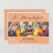 感謝の気持ちを込めたフォトカード シーズンポストカード (正面/裏面)