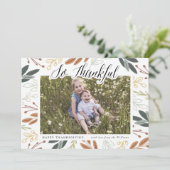 感謝の気持ちを込めたフォトカード 招待状 (スタンド正面)