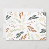 感謝の気持ちを込めたフォトカード 招待状 (裏面)