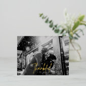 感謝の気持ちを込めたホリデー ポストカード (立ち正面)