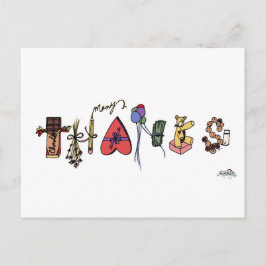 感謝の気持ちを込めたポストカード ポストカード