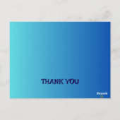 感謝の気持ちを込めたポストカード ポストカード (裏面)