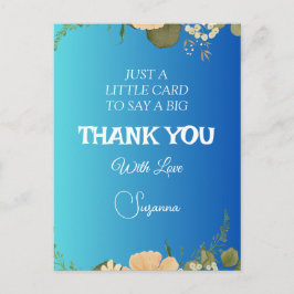 感謝の気持ちを込めたポストカード ポストカード