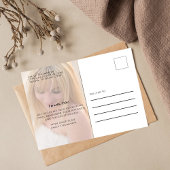 感謝の気持ちを込めたモダンでシンプルなトレンディなミニマル卒業おめでとう ポストカード