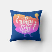 感謝の気持ちを込めた七面鳥の時間 クッション (裏面)