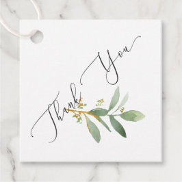 感謝の気持ちを込めた上品なウェディングギフトタグ フェイバータグ