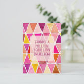 感謝の気持ちを込めた友情ポストカード ポストカード (スタンド正面)