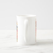 感謝の気持ちを込めた感謝祭引用文 ボーンチャイナマグカップ (裏面)