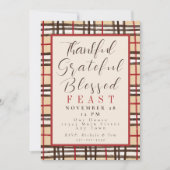 感謝の気持ちを込めた感謝賛美の祭り 招待状 (正面)