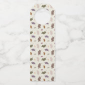 感謝の気持ちを込めた賛美感謝祭の楽しい葉 ボトルネックタグ (裏面)