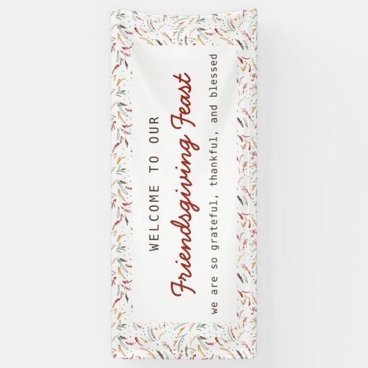 感謝の気持ちを込めてフレンドリーなディナーを歓迎 横断幕 (縦)