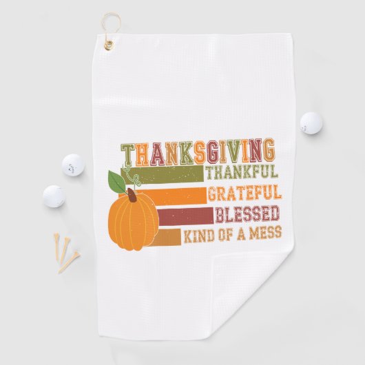 感謝の気持ちを込めて感謝賛美する ゴルフタオル (インサイチュ)