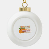 感謝の気持ちを込めて感謝賛美する セラミックボールオーナメント (正面)