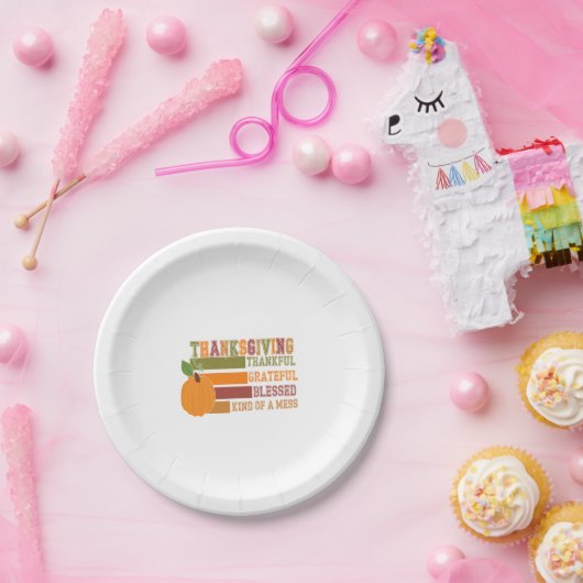 感謝の気持ちを込めて感謝賛美する ペーパープレート (パーティー)