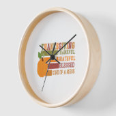 感謝の気持ちを込めて感謝賛美する 壁時計 (傾斜)