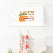 感謝の気持ちを込めて感謝賛美する 横断幕 (インサイチュ)