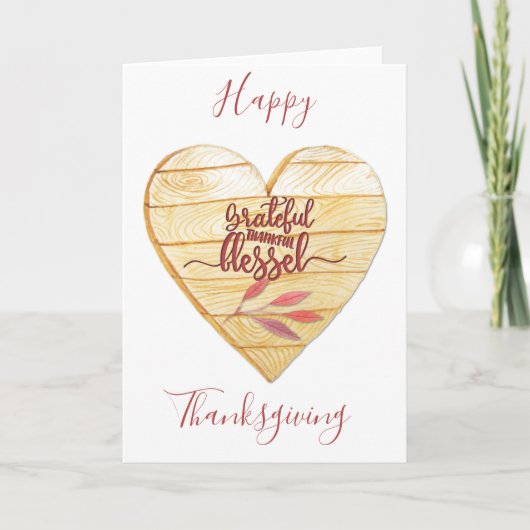 感謝の気持ちを込めて感謝賛美 カード (正面)