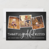 感謝の気持ちを込めて撮影コラージュ シーズンカード (正面)