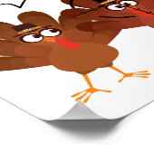 感謝の気持ちを込めて牛を探素晴らしす ポスター (角)