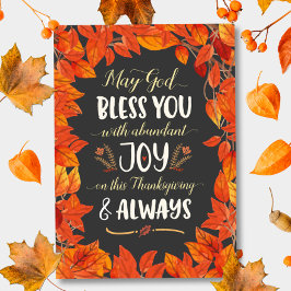 感謝の気持ちを込めて神に祝福あれ