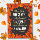 感謝の気持ちを込めて神に祝福あれ