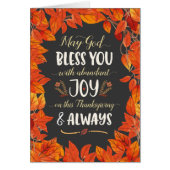 感謝の気持ちを込めて神に祝福あれ (正面)