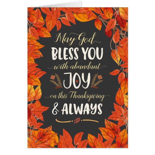 感謝の気持ちを込めて神に祝福あれ (正面)