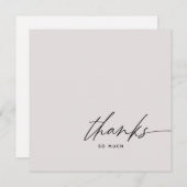 感謝の気持ちを込めて　ウェディングスクリプト　ブラッシュピンク　サンクスカード サンキューカード (正面/裏面)