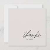 感謝の気持ちを込めて　ウェディングスクリプト　ブラッシュピンク　サンクスカード サンキューカード (正面)