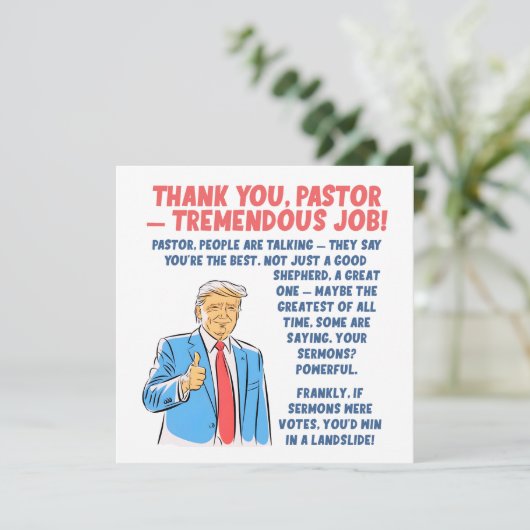 感謝の気持ちを込めて カード (スタンド正面)