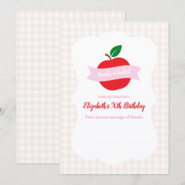 感謝の気持ちを込めて バケツいっぱいの女の子の誕生日 サンキューカード