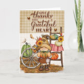 感謝の気持ちを込めて - 国産ノームの感謝のカード カード (正面)