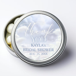 感謝の気持ちを雲の上に9 パンパス ブライダルシャワー ラウンドシール